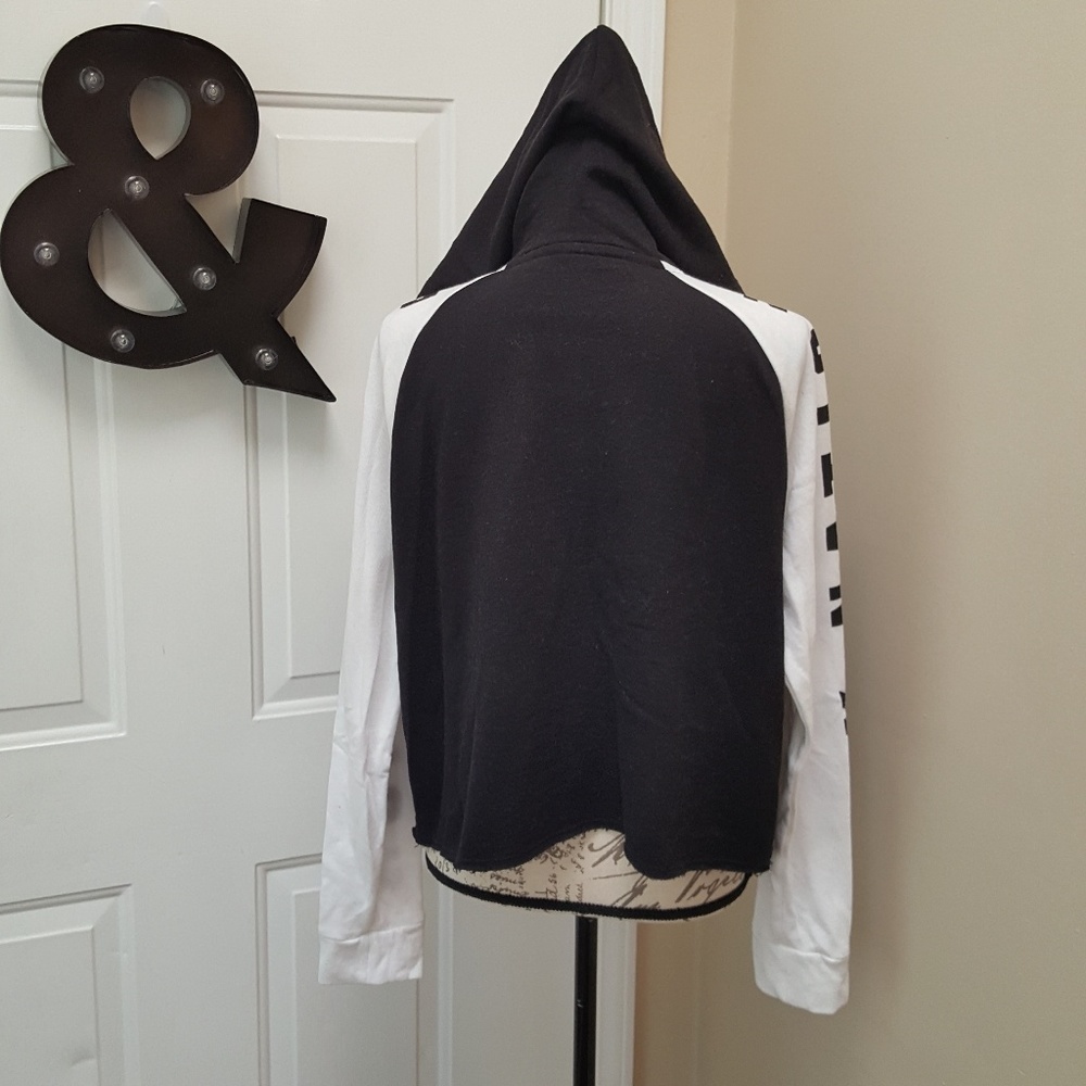 SOLD! VS PINK NATION Raglan Hoodie Sweater - Picture 5 of 8
